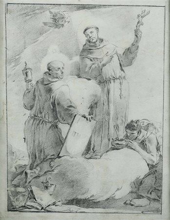 Tiepolo Giandomenico attribuito a, Santi francescani