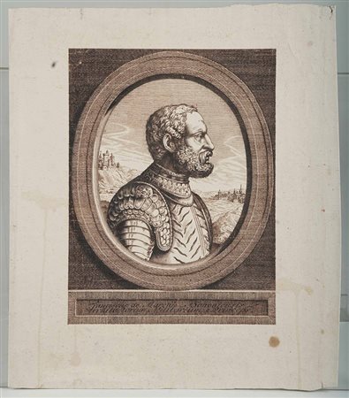 Scuola del XVIII secolo Ritratto di Francesco de Marchi