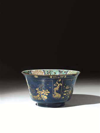 Coppa, Cina sec. XVIII, dinastia Qing periodo Kangxi (1662-1722), in...