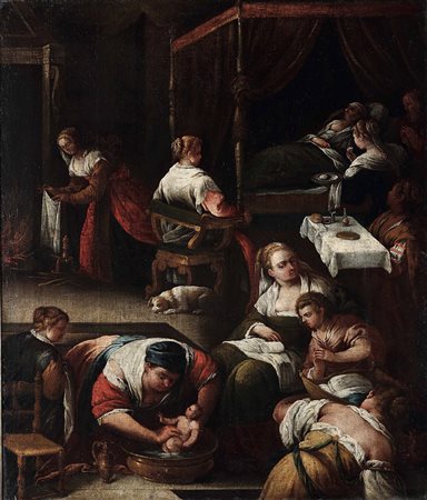 Bassano Francesco, La nascita della Vergine