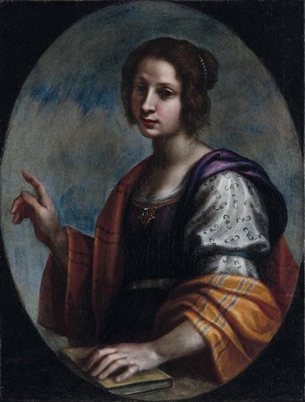 Curradi Francesco, Ritratto di giovane donna con libro