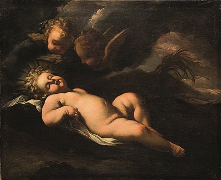 Miradori Luigi, Gesù Bambino tra angeli