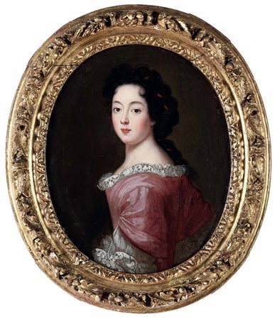 Mignard Pierre attribuito a, Ritratti di Maria Anna di Borbone, Francesca Maria di Borbone e di Luisa Maria di Borbone