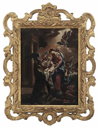 Piola Domenico, Madonna con Bambino e San Francesco