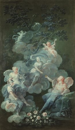 Scuola del XVIII secolo Il giudizio di Paride