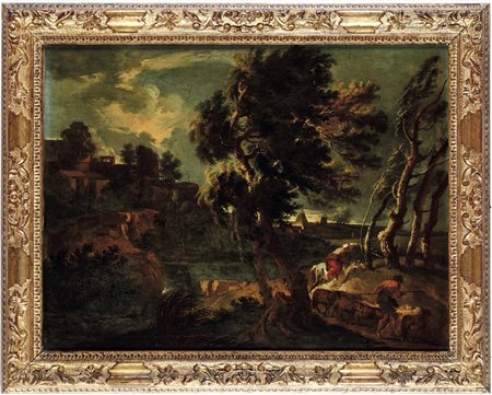 Mulier Pieter, Paesaggio con pastori e armenti