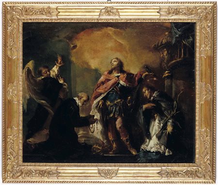 Guardi Giovanni Antonio, La conversione di Sant'Osvaldo di Northumbria
