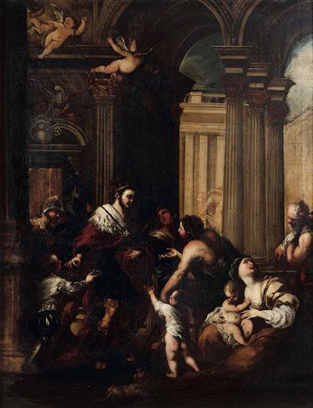 Castello Valerio bottega di, L'elemosina di San Luigi IX re di Francia