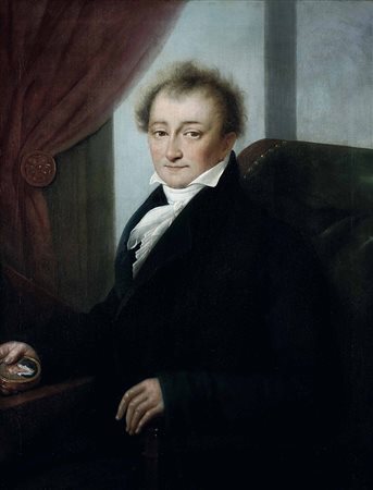 Scuola neoclassica del XIX secolo Ritratti di coniugi