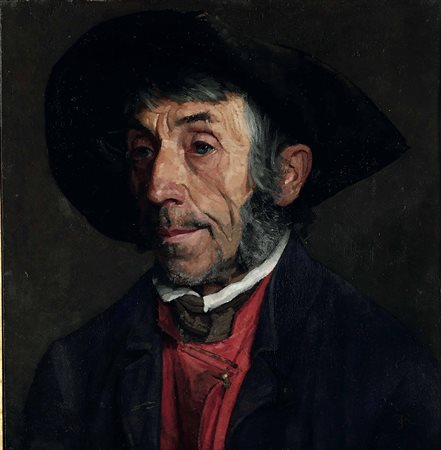 Thoma Hans, Ritratto di contadino bavarese