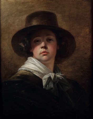 Füger Heinrich Friedrich attribuito a, Autoritratto giovanile