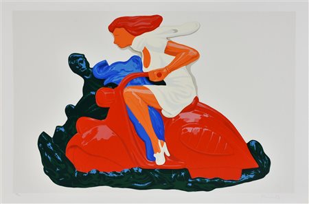 Plumcake SENZA TITOLO serigrafia su carta, cm 70x100; es. 186/200 firma...