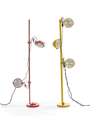 Cesare Leonardi (1935-2021) e Franca Stagi (1937-2008) Lotto di due lampade da t