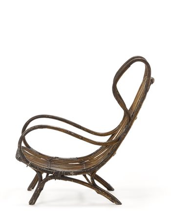 Gio Ponti Poltrona modello "Continuum". Produzione Bonacina, Lurago d'Erba, 1963