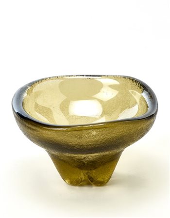 Carlo Scarpa Coppa della serie "Corrosi". Esecuzione Venini, Murano, 1936ca. Vet