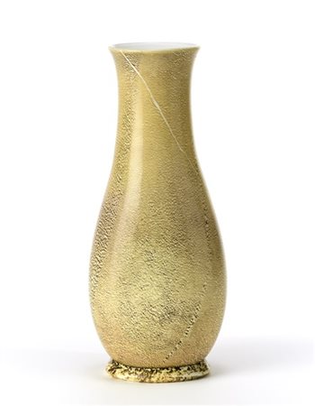 Carlo Scarpa (Attribuito)
Vaso con piccolo piede troncoconico applicato a caldo,