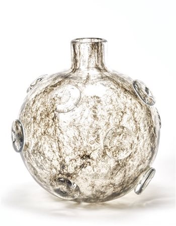 Ercole Barovier Grande vaso globulare della serie "Crepuscolo". Esecuzione Ferro