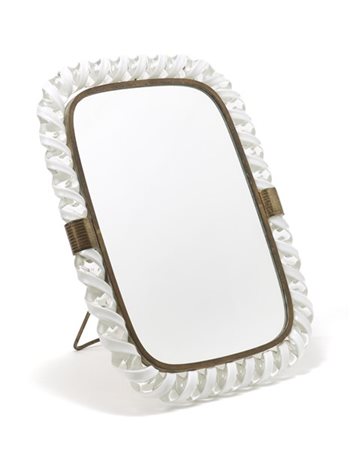 Carlo Scarpa Specchio da tavolo. Esecuzione Venini, Murano, 1938ca. Vetro soffia