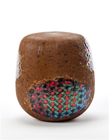 Yoichi Ohira Vaso cilindriforme senza colletto. Esecuzione Livio Serena e Giacom