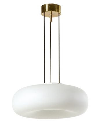 Max Ingrand Lampada a sospensione modello "2356". Produzione Fontana Arte, Milan