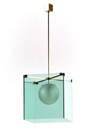 Max Ingrand Lampada a sospensione modello "2073". Produzione Fontana Arte, Milan