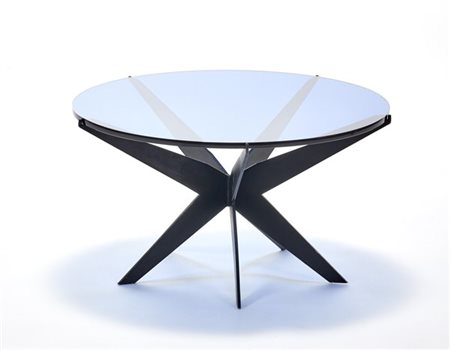 Max Ingrand Tavolo da salotto modello "2066". Produzione Fontana Arte, Milano, a