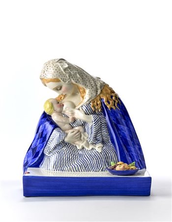 Sandro Vacchetti "Madonna"
Ceramica formata a colaggio e smaltata in policromia