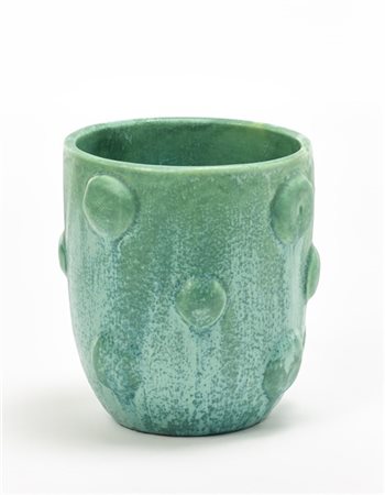 Guido Andlovitz Vaso decorato con bugne modello "2495". Manifattura Società Cera