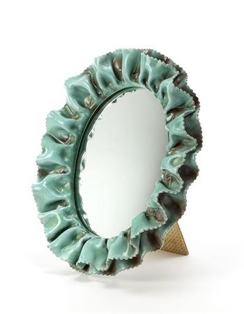 Cooperativa Ceramica di Imola (Attribuito)
Specchiera in ceramica smaltata sotto