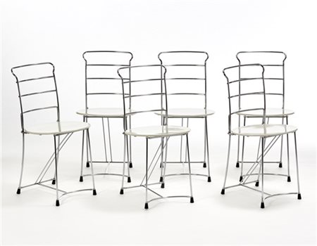 Antonio Citterio Sei sedie modello "Eridiana". Produzione Xilitalia, Italia, ann