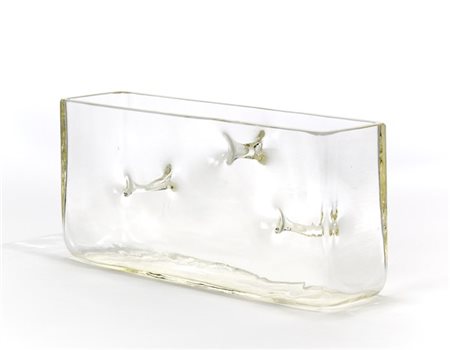 Renato Toso Vaso parallelepipedo della serie "Repetai". Esecuzione F.lli Toso, M