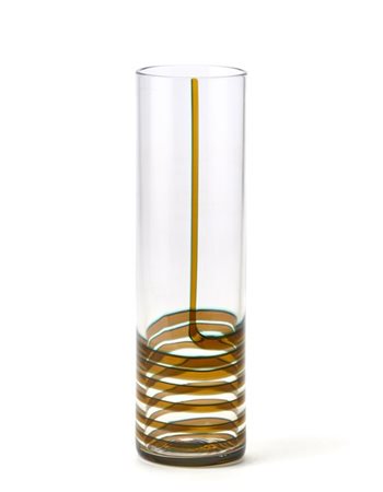 Studio Venini Vaso modello "Bifilo". Venini, Murano, anni '70. Vetro soffiato in