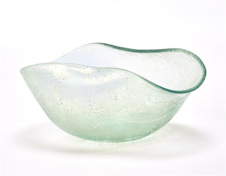 Seguso Vetri d'Arte Coppa modello "6027". Murano, 1939ca. Vetro soffiato traspar