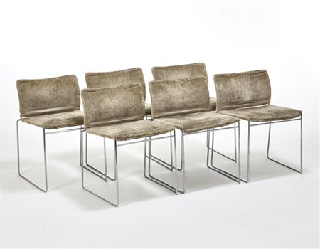 Kazuhide Takahama Lotto composto da sei sedie modello "Jano". Produzione Simon G