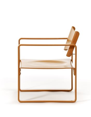 Verner Panton Poltrona modello "270F". Produzione Thonet, Vienna, anni '60. Legn