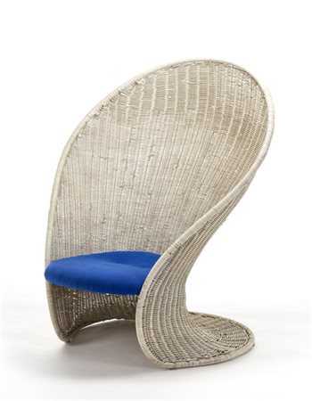 Giovanni Travasa Poltrona modello "Foglia". Produzione Bonacina, Lurago d'Erba,