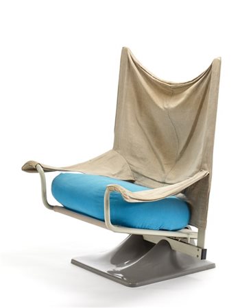 Archizoom Associati - Centro Studi Cassina Poltrona modello "AEO". Produzione Ca