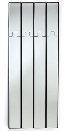 Luciano Bertoncini Parete attrezzata composta da quattro elementi appendiabito m