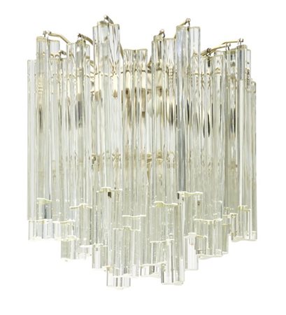 Venini Lampada a sospensione della serie "Trilobo". Murano, anni '70. Struttura