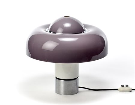 Luigi Massoni Lampada da tavolo modello "Brumbury ". Produzione Guzzini, Italia,