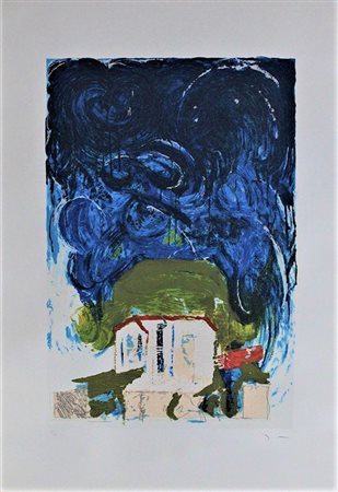 MARIO SCHIFANO, "Casa dolce", 1997