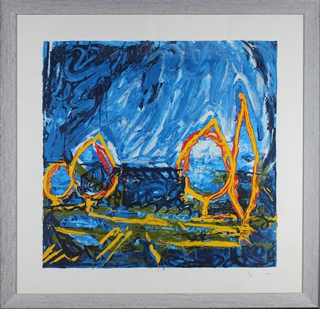 MARIO SCHIFANO, "Esterno", 1997