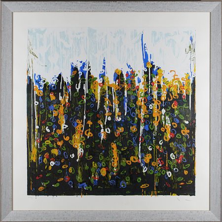 MARIO SCHIFANO, "Splendore del floricoltore", 1997