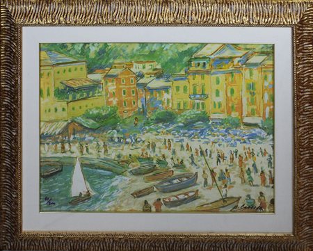 MICHELE CASCELLA, "Portofino vivace", 1984