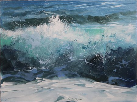 AGOSTINO CANCOGNI, "Azzurro",  Anni '2000