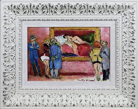 WALTER PIACESI, "Visita al museo", 2016