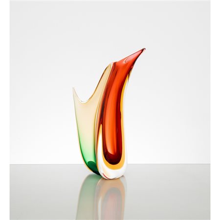 FLAVIO POLI (Attr.le), Vaso in vetro