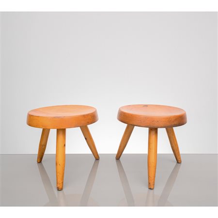 CHARLOTTE PERRIAND, Due sgabelli