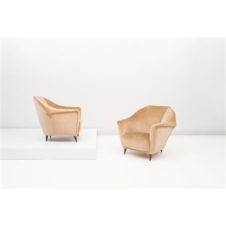 ICO PARISI, Coppia di poltrone