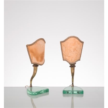 EMILIO LANCIA, Coppia di lampade da tavolo